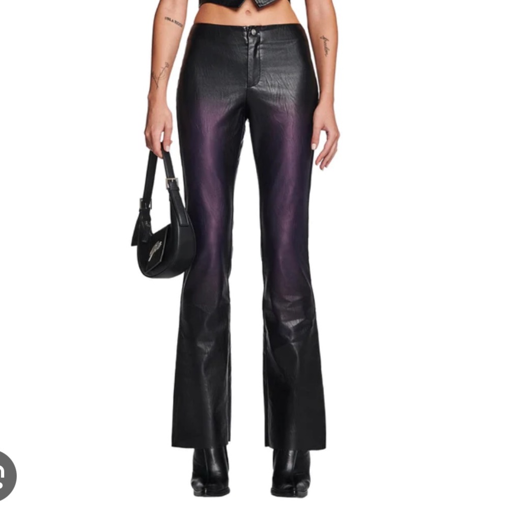I.A.G faux leather pants